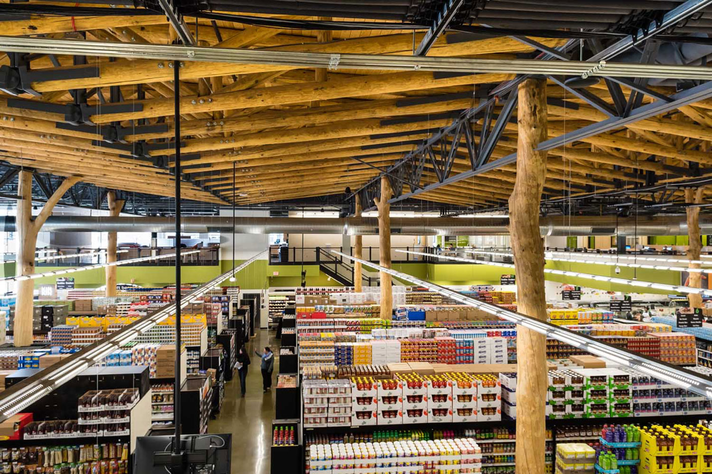 Festival Foods in Madison, Wisconsin. Image courtesy of WholeTrees Structures