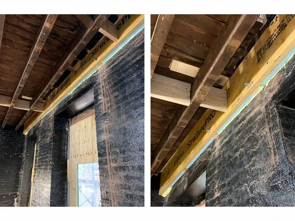 first joist installed 2